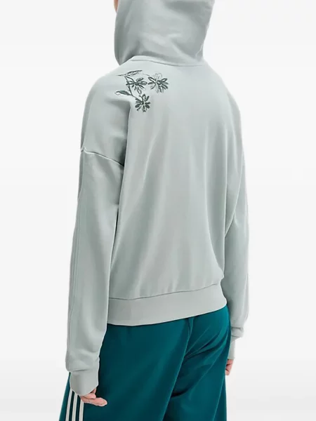 Kurtka Adidas w paski zielona