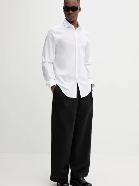 Calvin Klein koszula regular z kołnierzykiem klasycznym biały