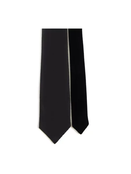 Krawat Giorgio Armani elegancki czarny
