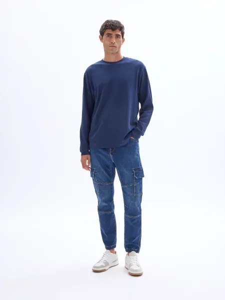 Blugi Celio albastru