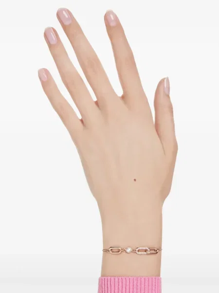 Apyranke Swarovski su perlais rožinė