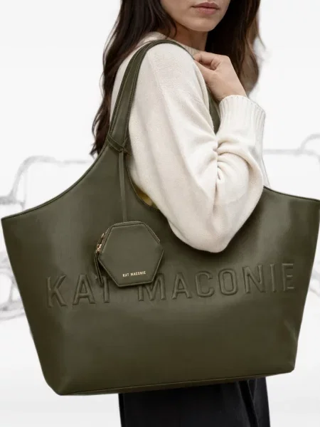 Geantă Kat Maconie cu autograf verde