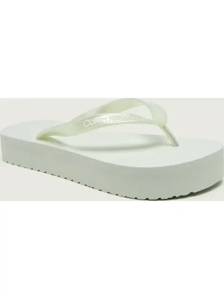 Papuci Calvin Klein alb