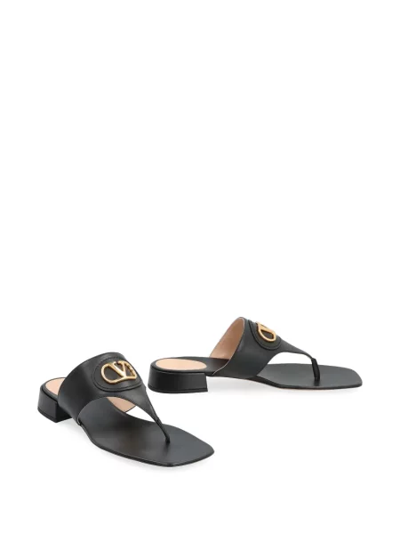 Papuci Valentino Garavani din piele negru