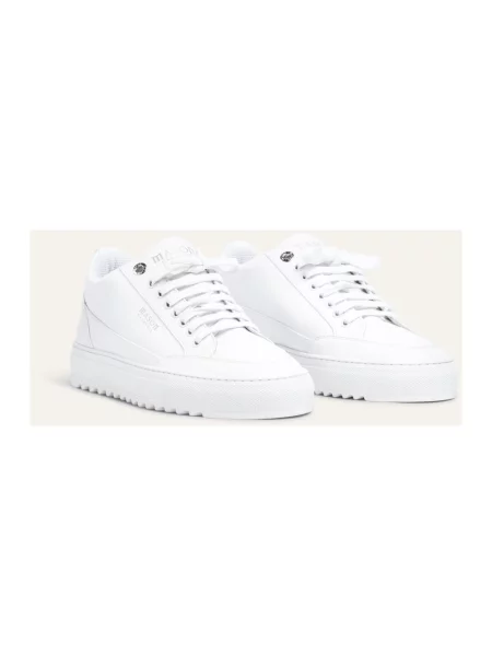 Sneakersy Mason Garments skórzane białe