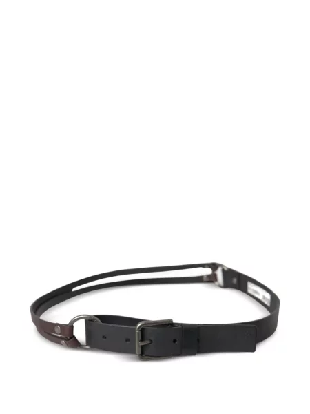 Cu centură curea Dolce & Gabbana din piele cu bretele negru