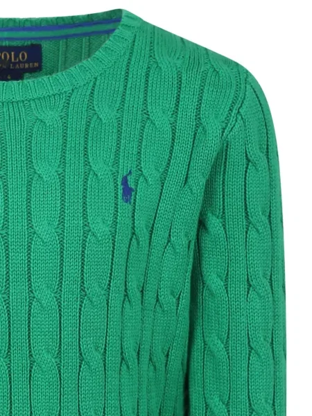 Sweter dziecięcy Polo Ralph Lauren zielony
