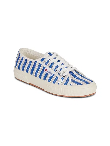 Superge Superga 2750 s črtami modra