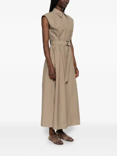 Rochie midi Brunello Cucinelli fără mâneci