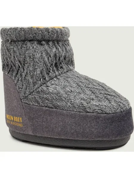 Moon Boot Bocanci ICON LOW NOLACE KNIT | Moon Boot X Guest in Residence gri