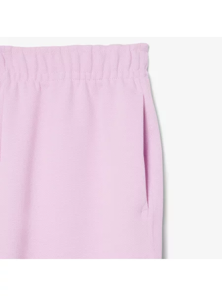 Lacoste Spodnie Dresowe Z Piki różowe