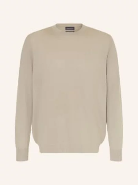 Strokesman's Sweter Z Wełny Merynosowej gruen khaki