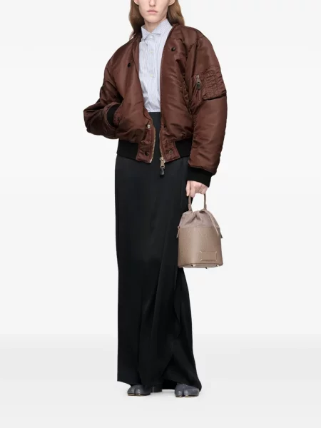 Reversibil geacă bomber Maison Margiela maro