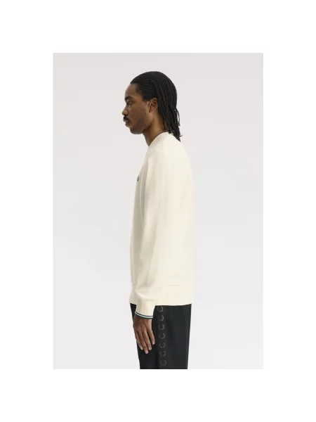 Hanorac crewneck Fred Perry bej