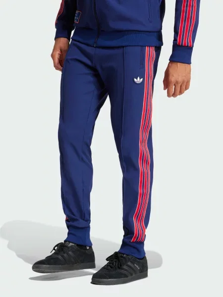 Переработанный спортивные штаны Adidas синие