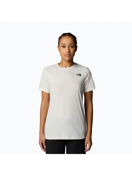 Tricou pentru femei The North Face Foundation Half Dome Ca Graphic white dune alb
