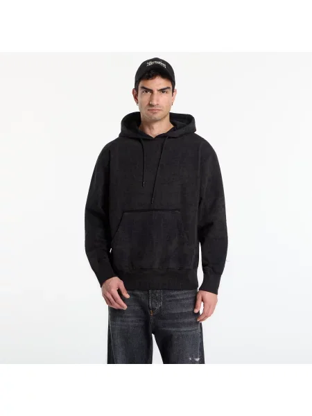 Mikina Études Studio Relax Hoodie Options Crackled Black M černá