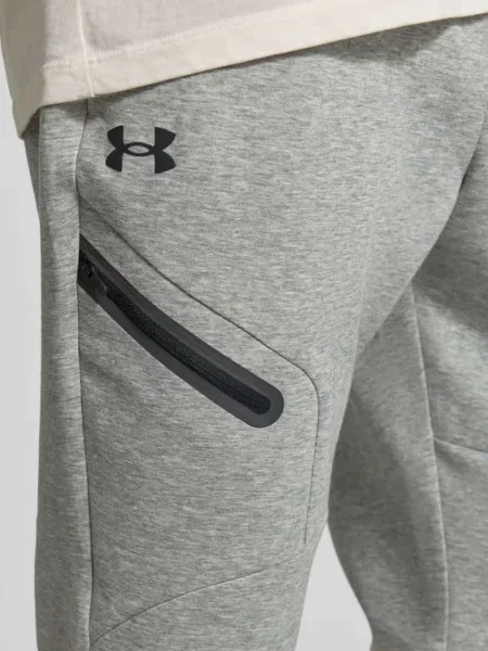 Spodnie Under Armour Unstoppable Fleece mod gray/black szare