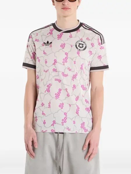 Cămașă Adidas din jerseu negru