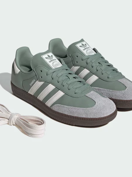 Кеды Adidas зеленые