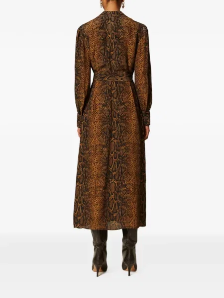 Lung rochie Twinset cu imagine maro