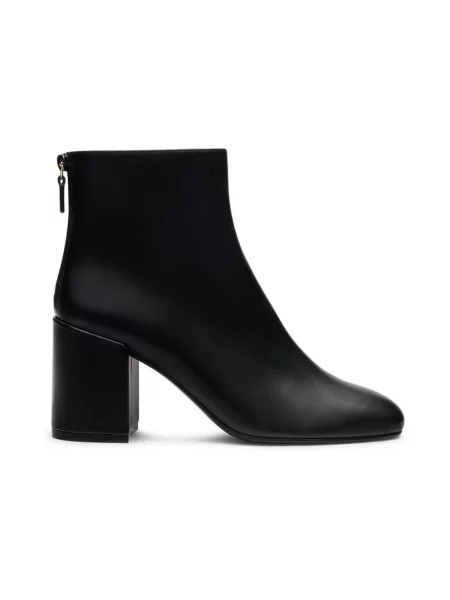Botki Stuart Weitzman skórzane czarne