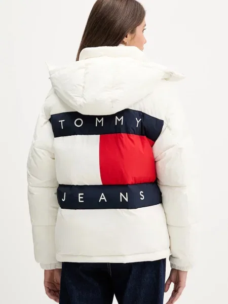 Tommy Jeans kurtka zimowa biały