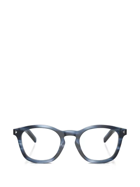 Ochelari de soare Prada Eyewear cu autograf albastru