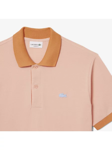 Lacoste Koszulka Polo Classic Fit pomarańczowa