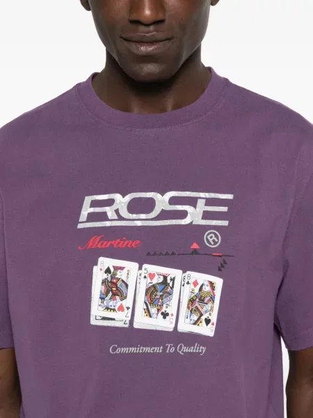 Μπλούζα Martine Rose μωβ
