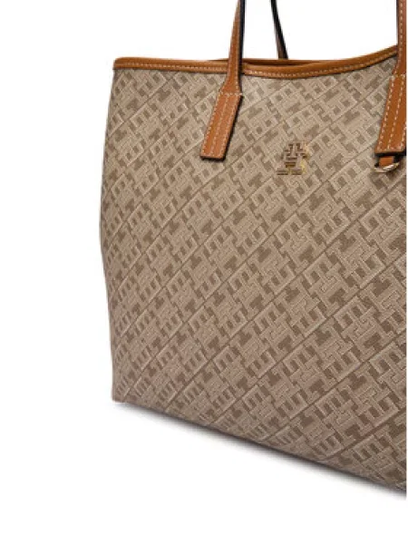 TOMMY HILFIGER Shopper torba konjak / kaki bež
