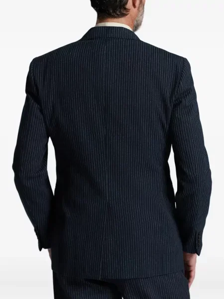 Ριγέ μπλέιζερ Ralph Lauren Rrl μπλε
