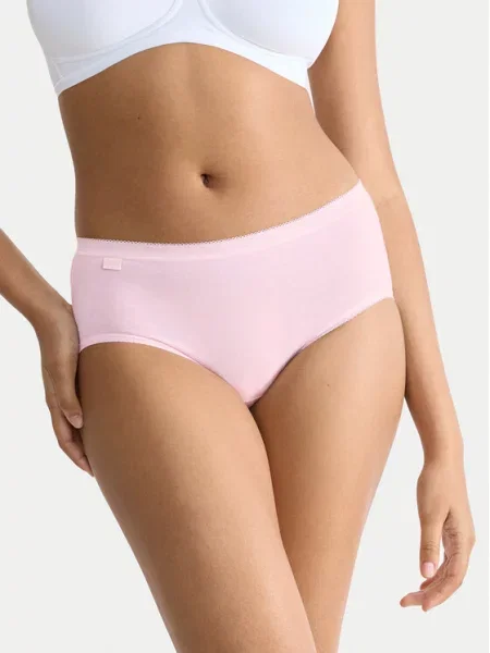 Sloggi Set od 4 para klasičnih gaćica Basic Šarena bijela