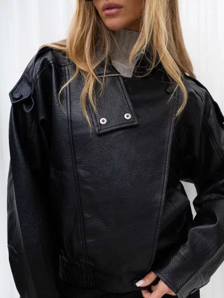 Jakna Italy Moda crna