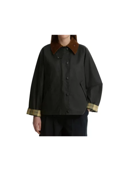 Woskowana kurtka Barbour zielona