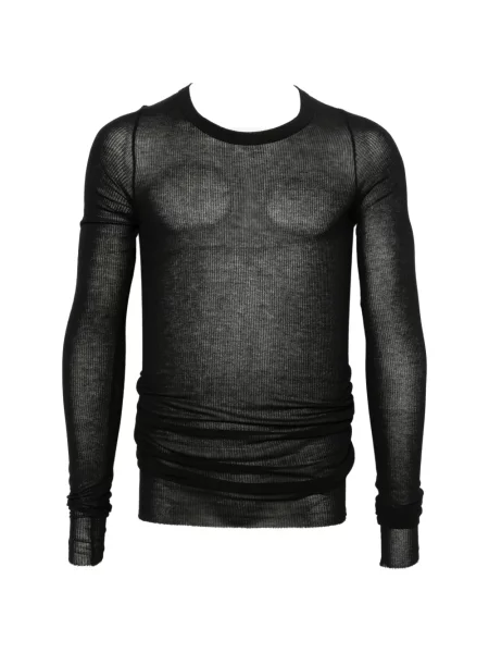 Lung tricou Rick Owens negru
