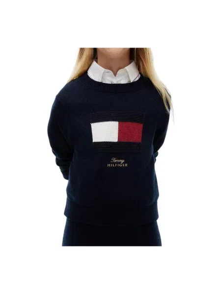 Geacă copii Tommy Hilfiger albastru