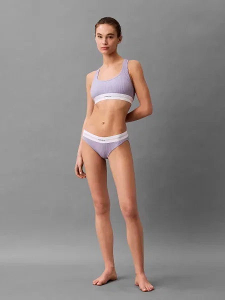 Бюстгальтер Calvin Klein Underwear лавандовий бавовна/модал