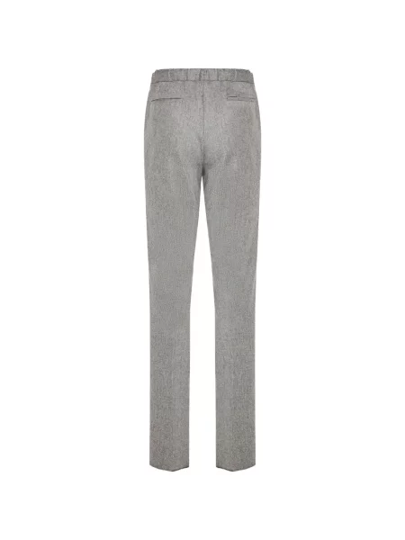 Pantaloni Enrico Mandelli cu cordon gri