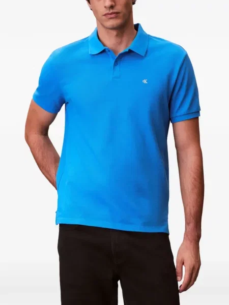 Tricou polo Calvin Klein clasic albastru