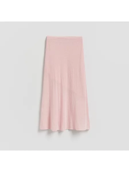 Reserved Szoknya gyapjúkeverékből rózsaszín