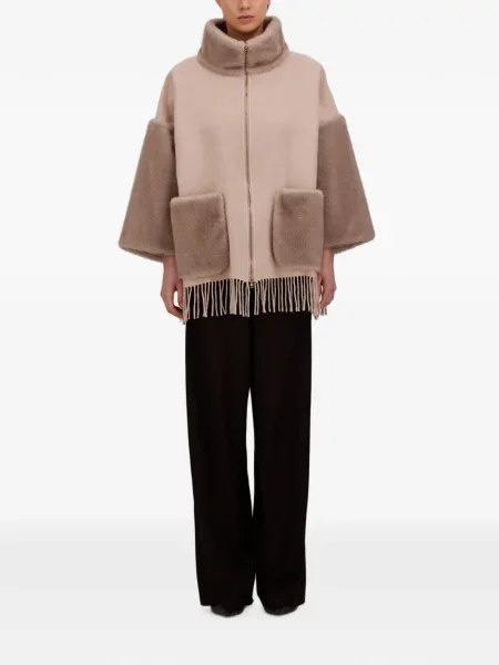 Poncho Herno cu franjuri