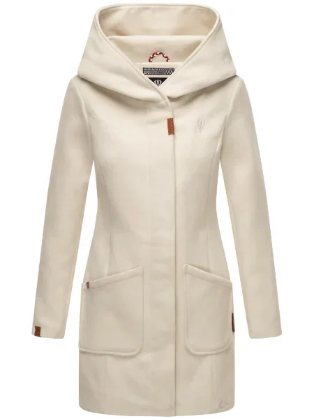 MARIKOO Zimski plašč Maikoo off-bela bela