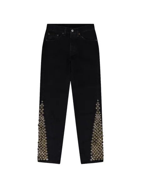 Blugi Denim Tears cu tepi negru