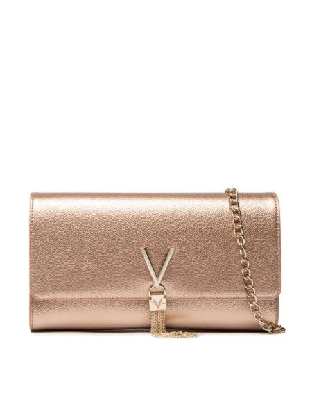Дамска чанта Valentino златисто