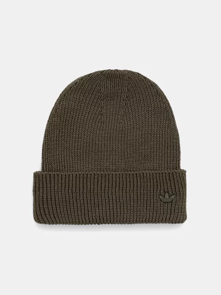 Șapcă adidas Everyday Icons Beanie With Tonal Metal Trefoil Olive Strata M kaki