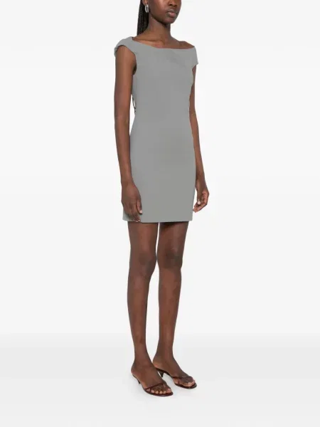 Sukienka mini Patrizia Pepe szara