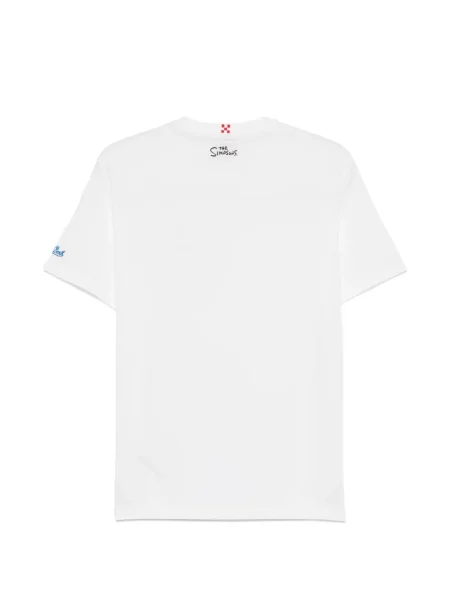 Tricou Mc2 Saint Barth cu imagine alb