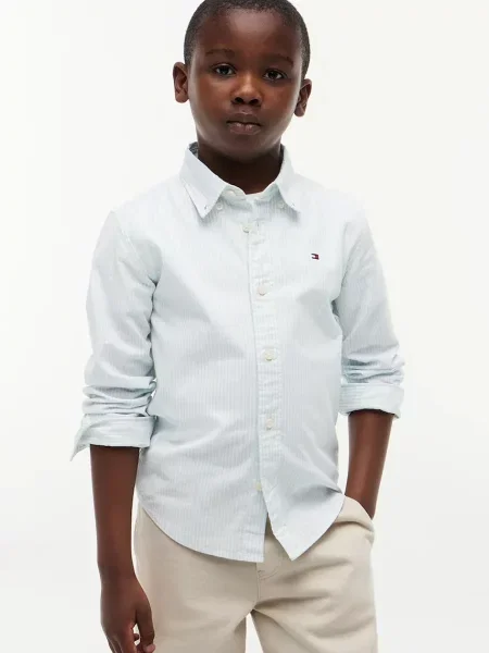 Tommy Hilfiger košile dětská s modrá