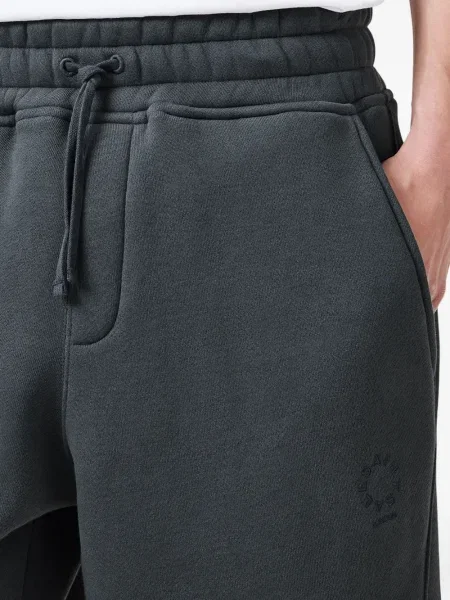 Pantaloni scurți Allsaints cu broderie albastru